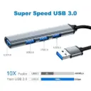 Barksdale High Speed USB HUB 3.0 4 Ports Extension Adapter