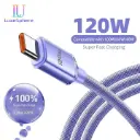 Upgrade 120W PD Type C Cable Super Fast Charger Cord Quick Charge 6A, High Speed Data Sync, (Extemely Fast) Charging Cable USB Cables Phone Charger For Samsung Xiaomi Huawei tecno xiaomi oppo infinix