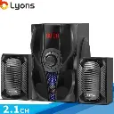 Lyons LYS2403 2.1CH Multimedia Speaker System Home Theatrer SubWoofer with BT(1YR WRTY)