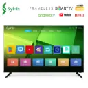 SYINIX 43 INCH SMART TV Smooth & stable system i-Cast Wide color enhancer Smart system- Over 1000+ apps Dolby audio Frameless design Built-in stabilizer 20W HIFI Built-in satellite TV SYNIX 43 INCH