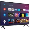 Synix 55" Inch 4K UHD Frameless Voice Control Android TV, Netflix, Youtube Bluetooth Television with One Year Warranty
