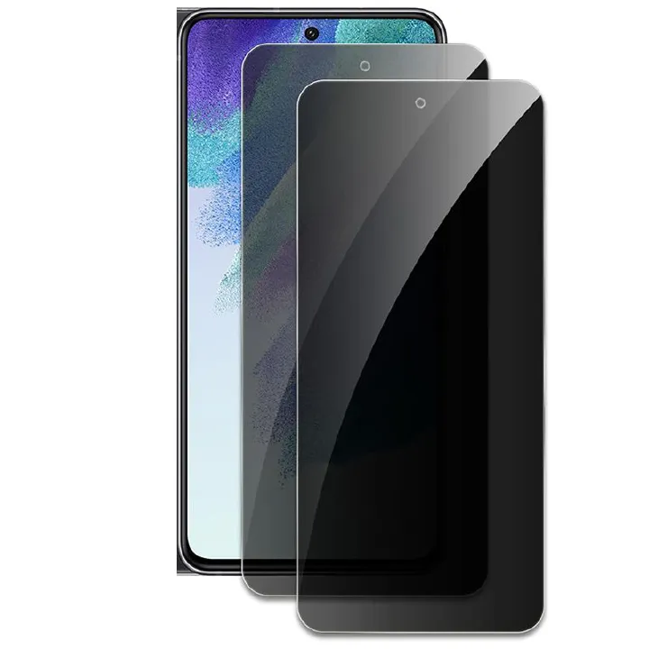 Privacy Screen Protector for Android, IOS and Iphone Anti-Spy Tempered Glass Film 9H Hardness, Upgrade Edge Protection, Easy Installation, Bubble Free