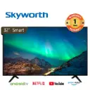 Skyworth 32" inch Frameless Smart Android 11.0 TV Netflix Youtube Bluetooth Google App-store Dolby Audio Prime Video Built-in Chrome-cast i-cast