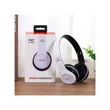 Brand New P47 Wireless Bluetooth Headphones headsets with memory card slot Re-chargeable over ear earphones