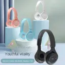 Bluetooth v5.0 Macaron Colorful Headphone Wireless Upgraded Headphones Fast delivery