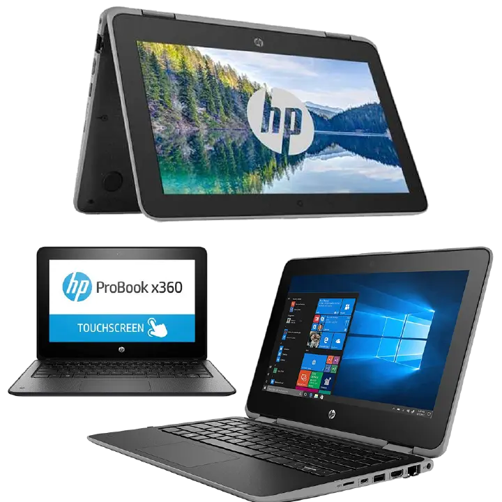 HP ProBook x360 11 G3 EE 4GB 64GB SSD intel Celeron 11.6" 2-in-1 HD Convertible Touchscreen Laptop Business Education Laptop, UHD 600 Type-C, HDMI, Bluetooth 5.0, RJ-45, Windows 11 Pro