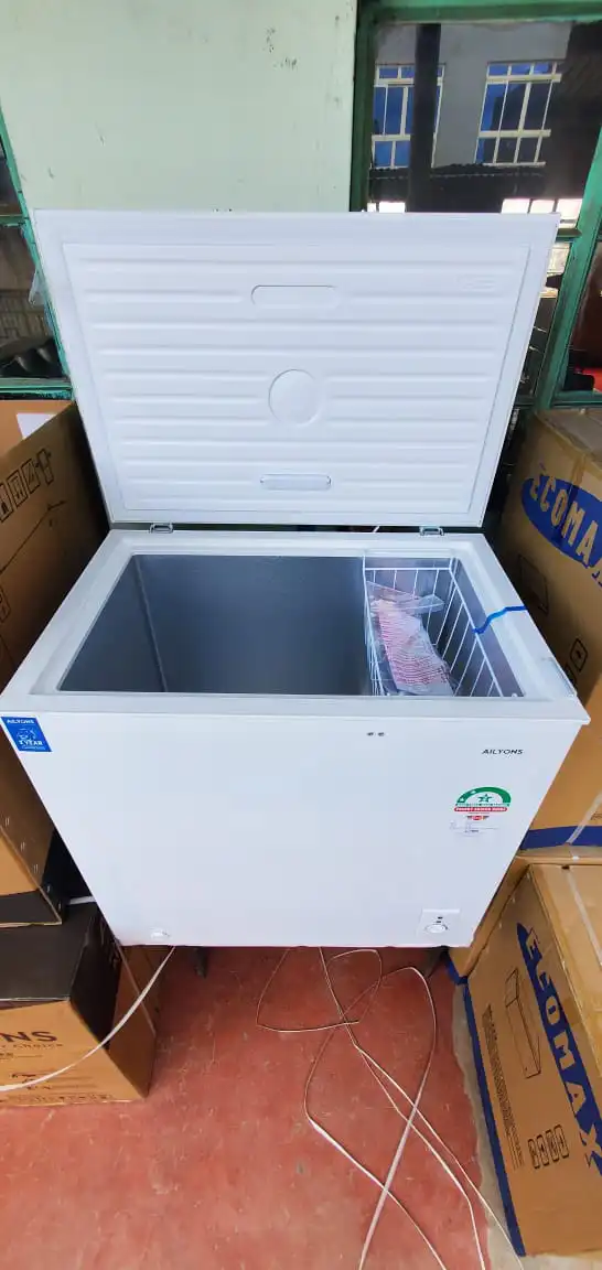 200 litres Ailyons deep freezerThe Ailyons Chest Freezer is easy to clean, further making its maintenance low and ensuring a longer lifespan. Other pertinent features of the Ailyons Chest Freezer included