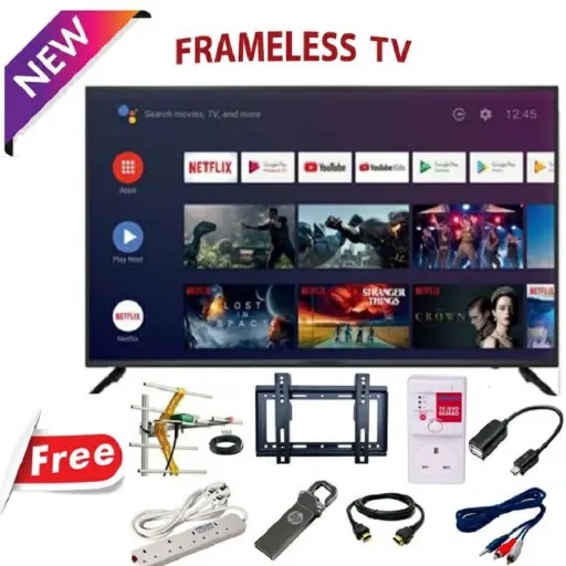 Hisense 32" inch VIDAA OS Full HD FRAMELESS Smart TV Inbuilt WIFI Dobly Audio Inbuilt Decoder Wide Color Enhancer 24 Months Warranty + 8 Free Gifts