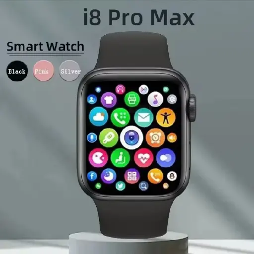 i8 Pro Max Smartwatch Bluetooth Call Smart Watches Health Monitor Fitness Bracelet Scroll Button Smart Band