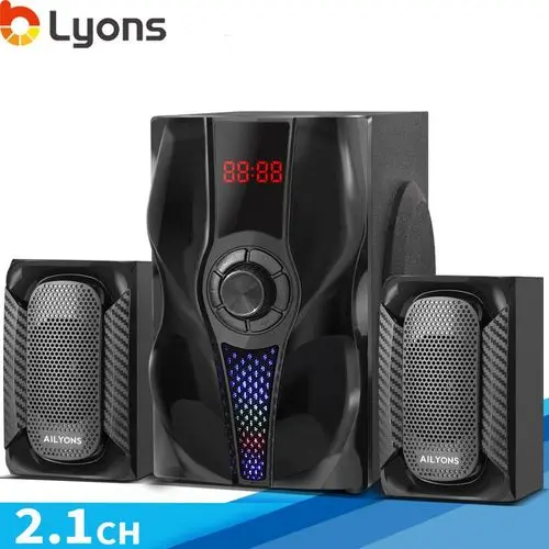 Lyons LYS2403 2.1CH Multimedia Speaker System Home Theatrer SubWoofer with BT(1YR WRTY)