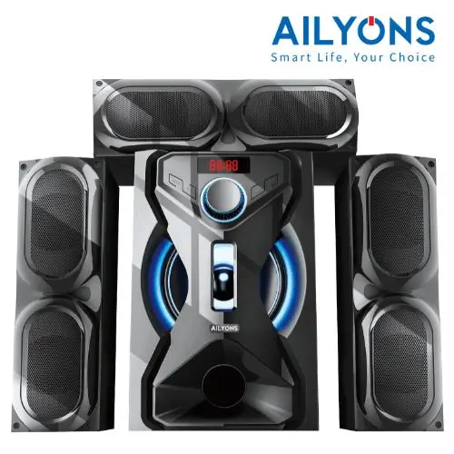 AILYONS ELP3611K 3.1CH Multimedia Speaker System Home Theater Subwoofer With Bluetooth () (1YR WRTY)