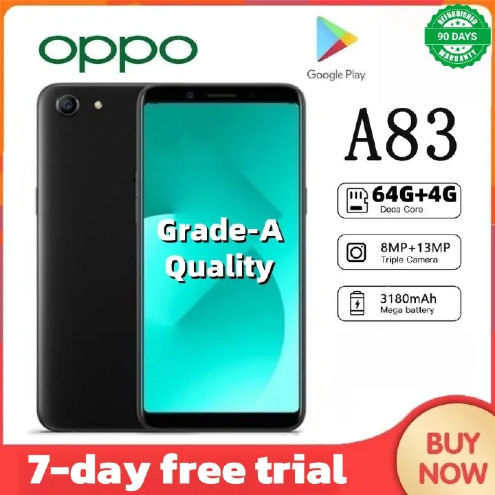Oppo A83 Gold Red Blue Black 4G+64GB Real memory dual sim Grade A Quality Arrived in 3 days Original Smart phone Brand new-like 5.7” Full HD Screen100% battery capacity Android phones
