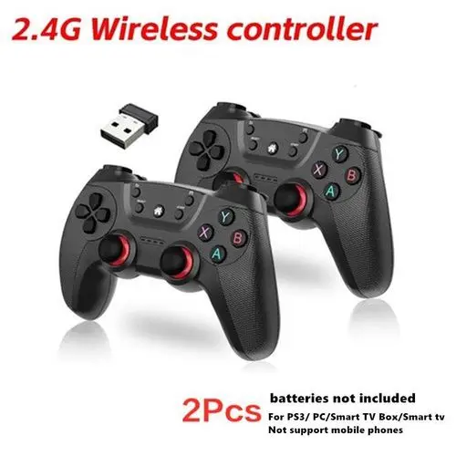 2pcs Wireless Gamepad Gaming Controller For PS3/ PC/Smart TV Box